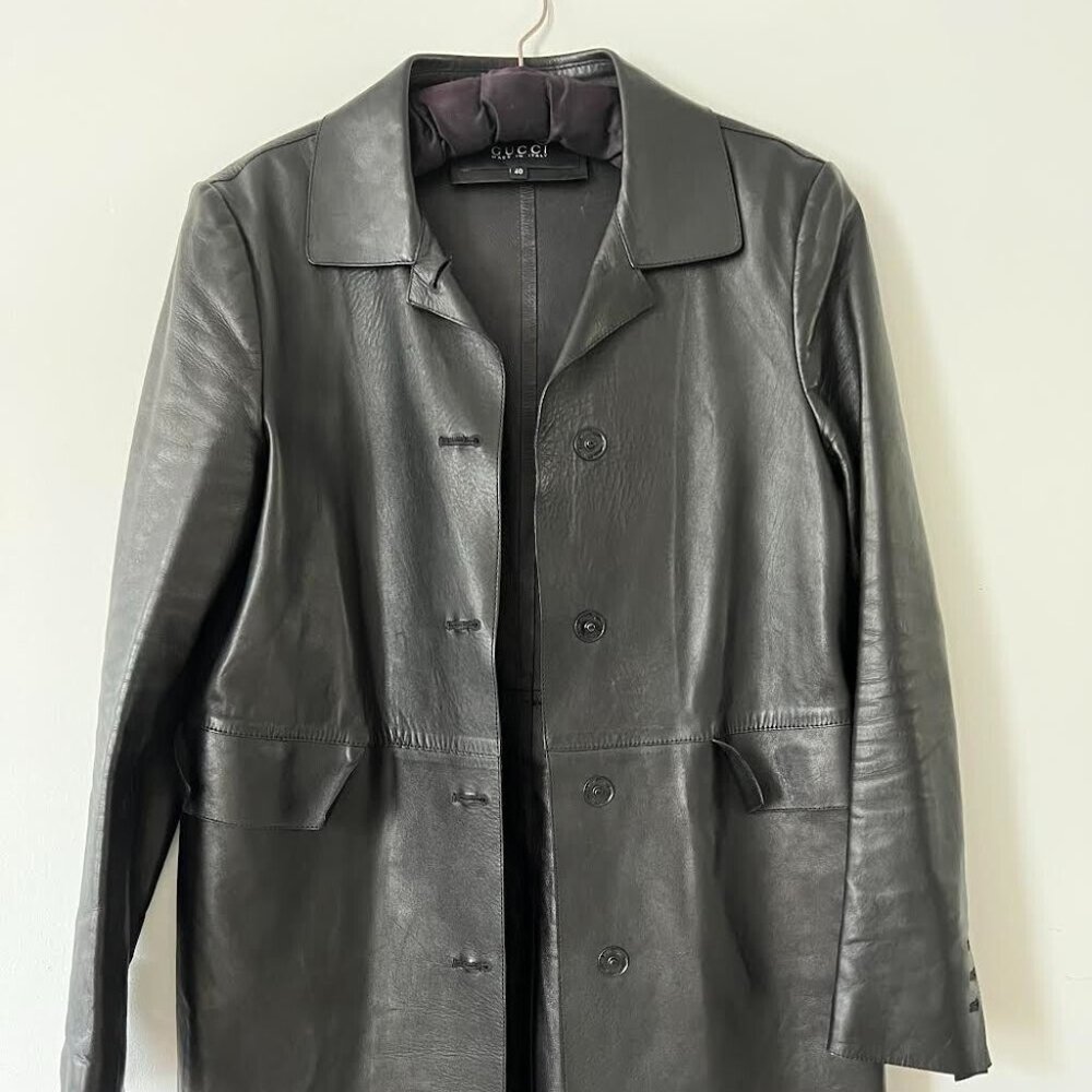 GUCCI Leather Coat